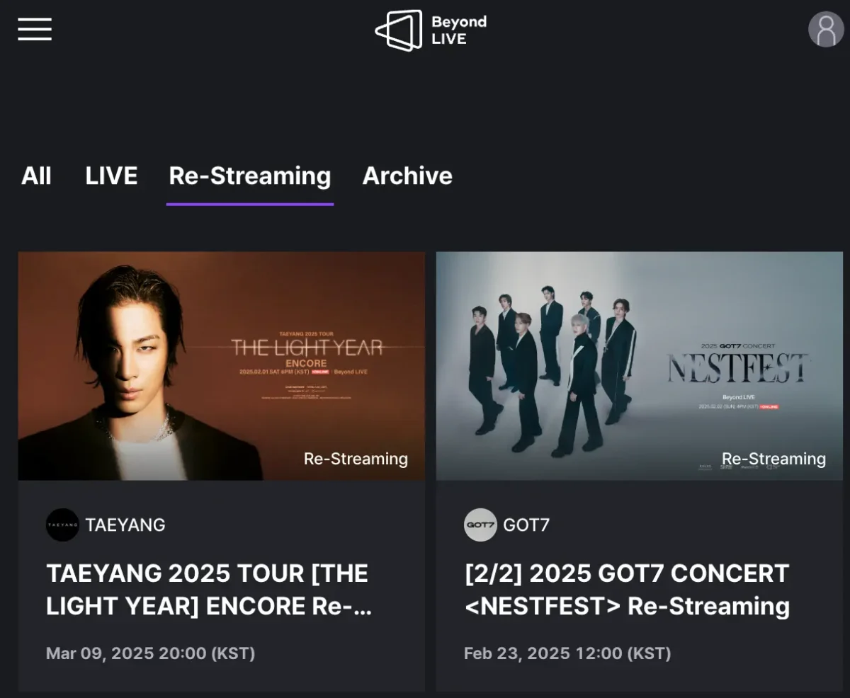 Re-Streaming（影片直播）