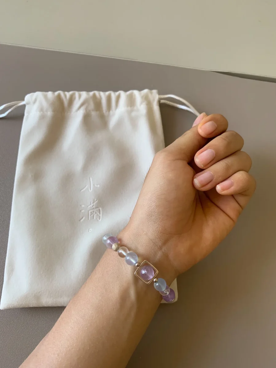 小滿手作客製化水晶手鍊試戴